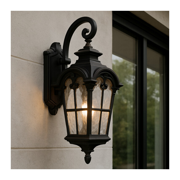 SHELTON EX-BK - SHELTON EXTERIOR WALL LIGHT - SHELTON EX-BK