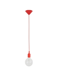 PENDANT ES 60W RED SUSPENSION (no lamp) OD45mm x H95mm 2m PEN1