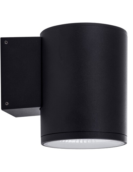 12w Black Fixed Down Wall Light 3000k, 4000k, 5500k - HCP-212120