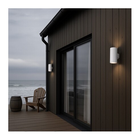 STINA EXWB2-BK - STINA 2 LIGHT WALL LIGHT - BLACKSTINA EXWB2-BK
