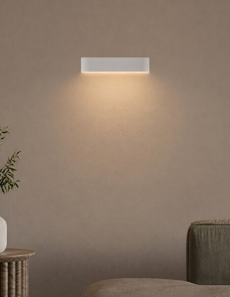 Straton Wall Light White 9W - STRATON WB-WHSTRATON WB-WH