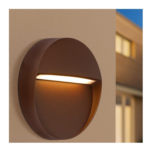 TERIN RD-BK324 - TERIN EXTERIOR ROUND WALL LIGHT TERIN RD-BK324