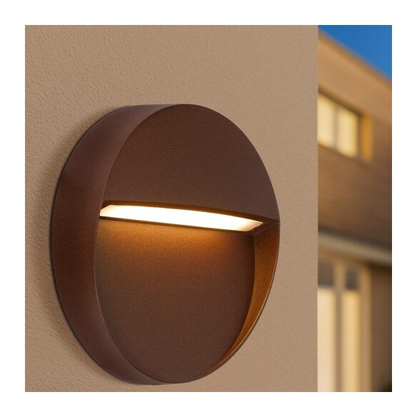 TERIN RD-BK324 - TERIN EXTERIOR ROUND WALL LIGHT TERIN RD-BK324