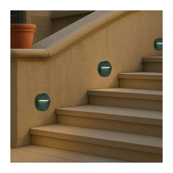 TERIN RD-GN324 - TERIN EXTERIOR ROUND WALL LIGHTTERIN RD-GN324