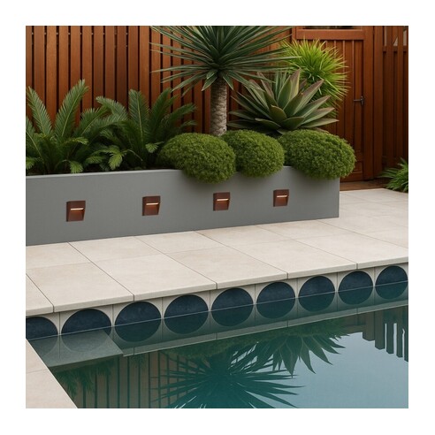 TERIN SQ-GN324 - TERIN EXTERIOR SQUARE WALL LIGHTTERIN SQ-GN324