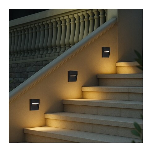 TERIN SQ-GN324 - TERIN EXTERIOR SQUARE WALL LIGHTTERIN SQ-GN324