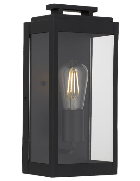 Truman Exterior Wall Light 1 Black - TRUMAN EX1-BK