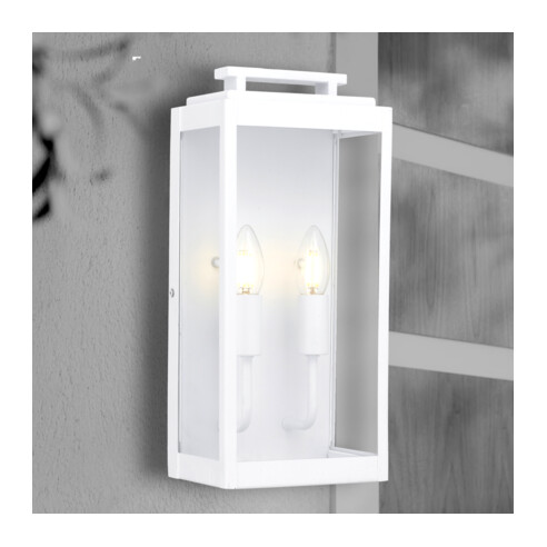TRUMAN EX2-WH - TRUMAN 2 LIGHT EXTERIOR WALL TRUMAN EX2-WH