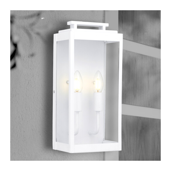 TRUMAN EX2-WH - TRUMAN 2 LIGHT EXTERIOR WALL TRUMAN EX2-WH