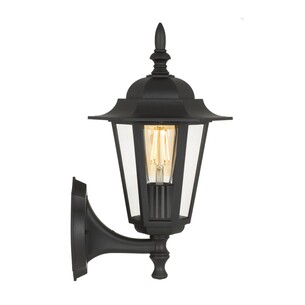 UPTON EX-BK - UPTON EXTERIOR WALL LIGHT - BLACKUPTON EX-BK