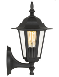 Upton Exterior Wall Light Black 25W - UPTON EX-BKUPTON EX-BK