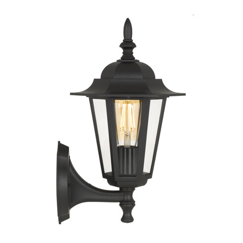 UPTON EX-BK - UPTON EXTERIOR WALL LIGHT - BLACKUPTON EX-BK