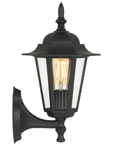 Upton Exterior Wall Light Black 25W - UPTON EX-BKUPTON EX-BK