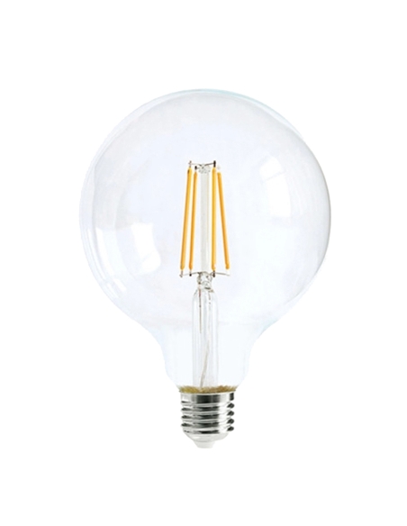 CF25DIM - G125 LED Filament Dimmable Globes Clear Diffuser (8W)
