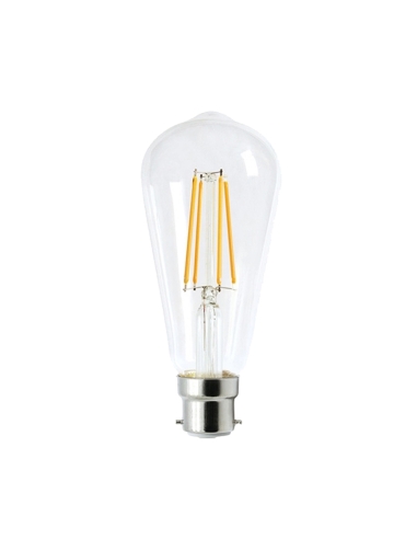 CF26DIM - ST64 Pear Shape LED Filament Dimmable Globes Clear Diffuser (8W)