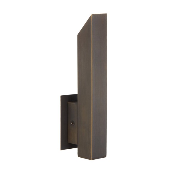 VOSTEL EX1-AB - VOSTEL EXTERIOR WALL LIGHT - ANTIQUE BRASS