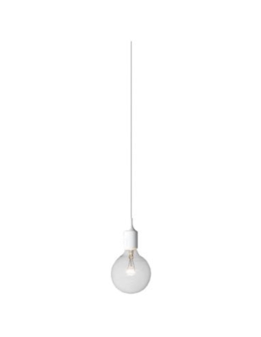 PENDANT ES 60W WH SUSPENSION (no lamp) OD45mm x H95mm 2m cable WTY 1YR