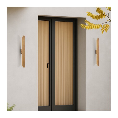 VOSTEL EX2-BRS - VOSTEL 2 LIGHT EXTERIOR WALL VOSTEL EX2-BRS