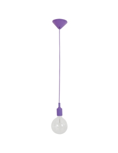 PENDANT ES 60W PURPLE SUSPENSION (no lamp) OD45mm x H95mm PEN6