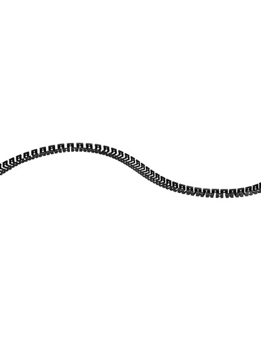 Black Bendable Channel to suit Bendable Wall HCP-24718-BEND