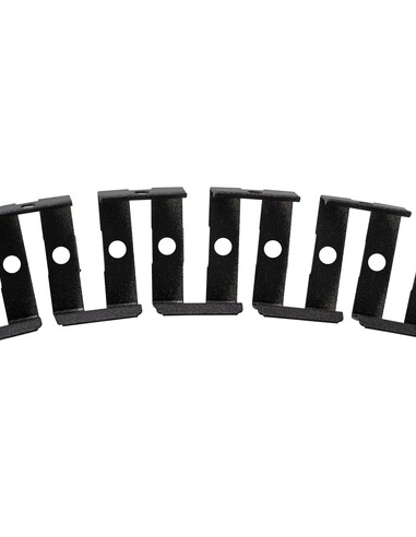 Black Bendable Channel to suit Bendable Wall HCP-24718-BEND