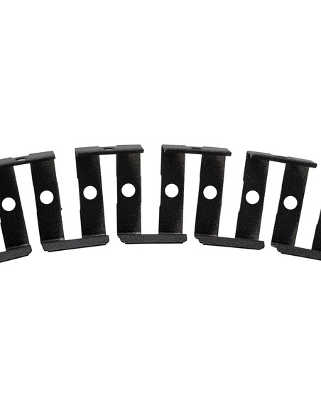 Black Bendable Channel to suit Bendable Wall HCP-24718-BEND
