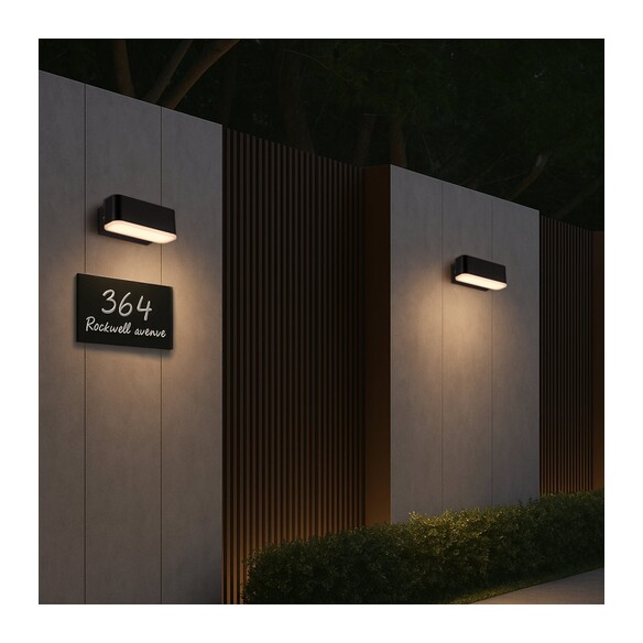 ZIRON EX10-BK - ZIRON 10 EXTERIOR WALL LIGHT - ZIRON EX10-BK