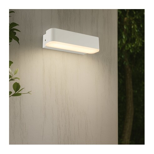 ZIRON EX18-WH - ZIRON 18 EXTERIOR WALL LIGHT - ZIRON EX18-WH