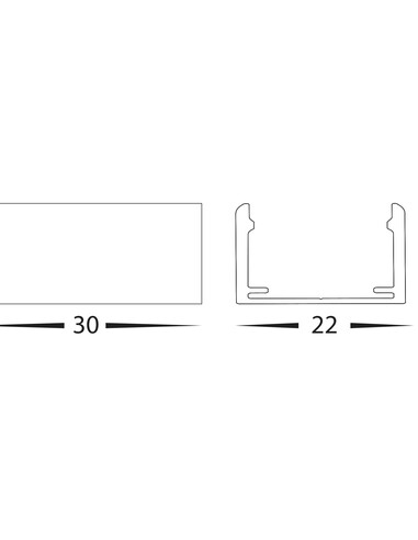 Mounting Clips to suit Bendable Wall Washers - HCP-24718-MC