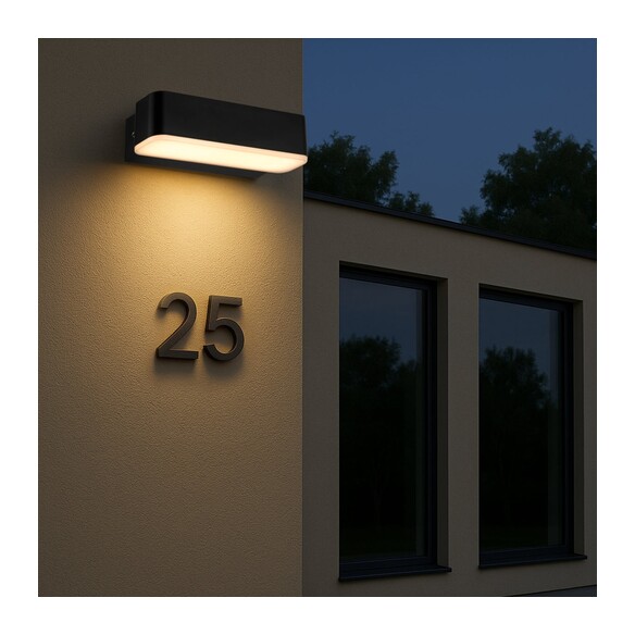 ZIRON EX18-WH - ZIRON 18 EXTERIOR WALL LIGHT - ZIRON EX18-WH