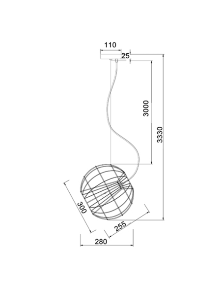 SENTINEL1 - SENTINEL Modern Minimalist Round Cage SENTINEL1