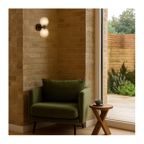 C FELTON WB2-BK - C FELTON WB2-BK Wall Light 6W G9C FELTON WB2-BK