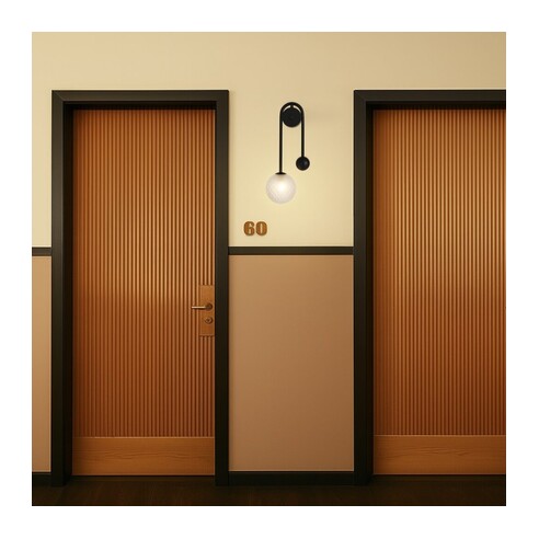 C FELTON WBA-BK - C FELTON WBA-BK Wall Light 6W G9C FELTON WBA-BK