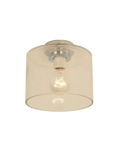 DIYBAT18 - D.I.Y. Batten Fix Ceiling Lights - Oblong Shape Fixtures - Clear Glass & Chrome Batten