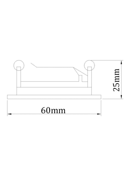 CLA166W - MR11 Downlight FittingCLA166W