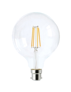 CLA Lighting Light Globe LED Dimm Filament 6W G95 BC 2700K CF18DIM