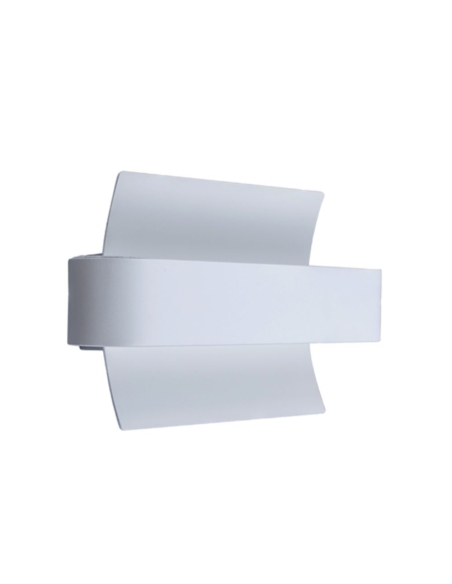 DUBAIG2 - DUBAI City Series LED Interior Matte White Curved Wall Light