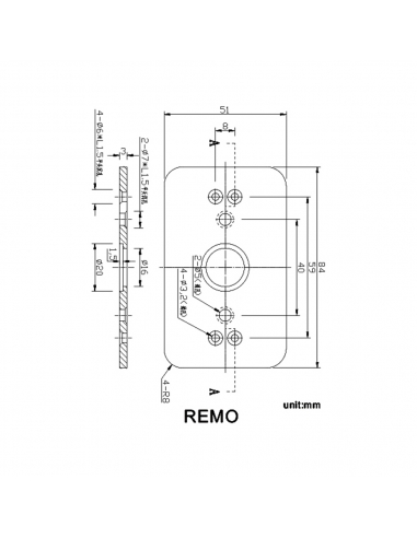 REMO2 - REMO Surface Mounted LED Exterior Curved REMO2