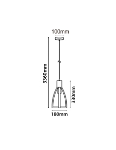 FARO2 - FARO Wood Convex Cone Pendant Lights - WhiteFARO2 2