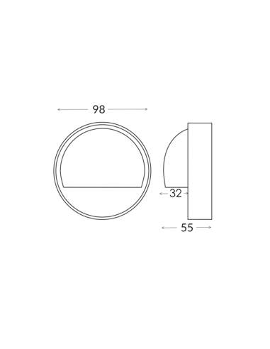 STE13 - STE Exterior LED 12V Surface Mounted STE13