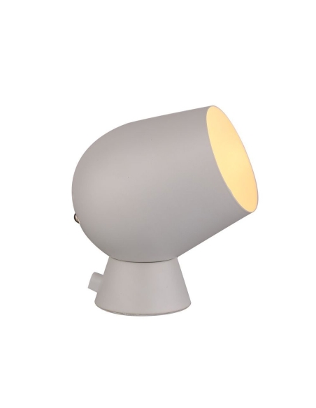 FOKUS01 - FOKUS Touch On / Off Iron Table Lamps - CLAR5011WSES Double Insulated For Indoor Use Only Non Adjustable Head Unit ...