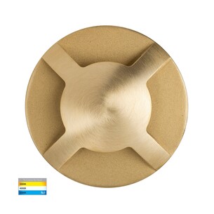HV19092T-BR - Viale Brass TRI Colour LED Four Way Driveway HV19092T-BR