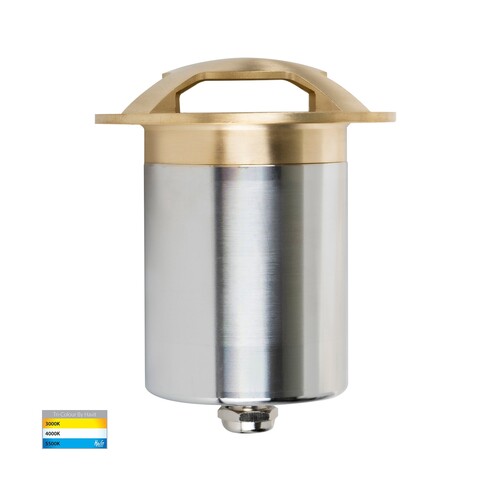 HV19092T-BR - Viale Brass TRI Colour LED Four Way HV19092T-BR