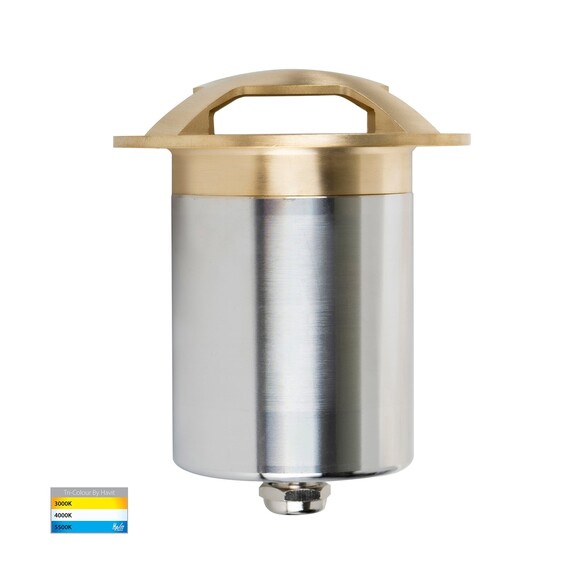 HV19092T-BR - Viale Brass TRI Colour LED Four Way HV19092T-BR