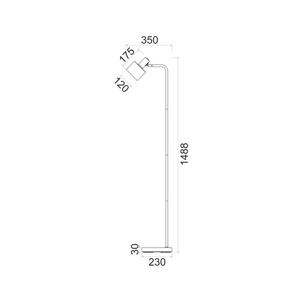 FLOTAR-F1 - Interior Cylinder Iron Shade with FLOTAR-F1