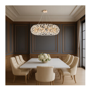 LERIDA PE24-CH - 24 Light Pendant - ChromeLERIDA PE24-CH 2