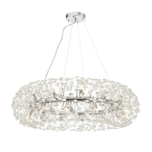 LERIDA PE24-CH - 24 Light Pendant - ChromeLERIDA PE24-CH