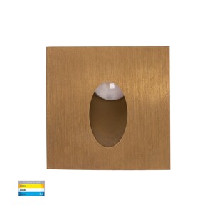 HV3216T-BR-12V - Mini Reces Brass Square TRI Colour HV3216T-BR-12V