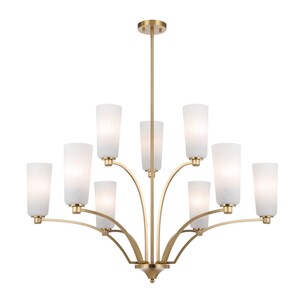 BREVAN PE9-AGMB - 9 Light Pendant - Antique GoldBREVAN PE9-AGMB