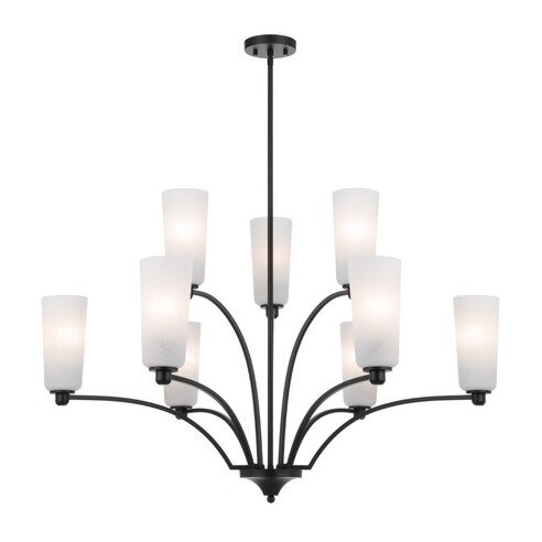 BREVAN PE9-AGMB - 9 Light Pendant - Antique GoldBREVAN PE9-AGMB